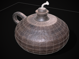 Celtic Oil Lamp 3Dモデル