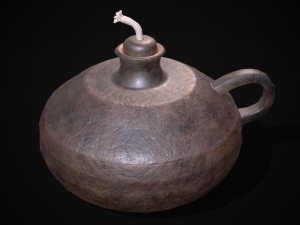Celtic Oil Lamp 3Dモデル