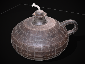 Celtic Oil Lamp 3Dモデル