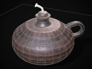 Celtic Oil Lamp 3D Model