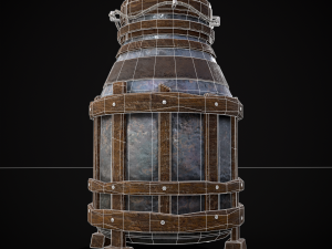 Metal Liquid Storage Container 3D Model