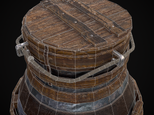 Metal Liquid Storage Container 3D Model