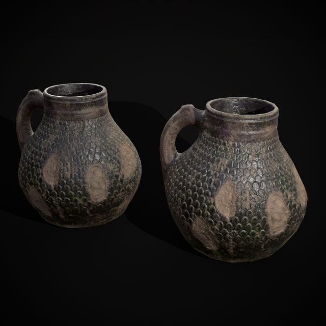 Scale Pattern Mug 3D-Modell .c4d .max .obj .3ds .fbx .stl .blend 