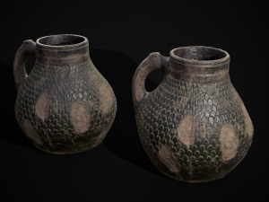 Scale Pattern Mug Modello 3D