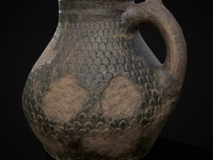 Scale Pattern Mug 3D-Modell