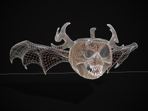 Pumpkin with Wings 3D Модель