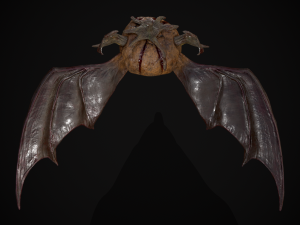 Pumpkin with Wings 3D Модель