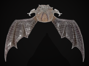 Pumpkin with Wings 3D Модель