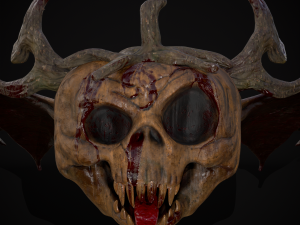 Pumpkin with Wings 3D Модель