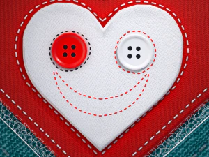 Valentines Fabric Heart 3D Model