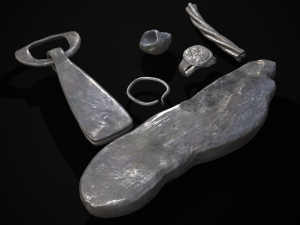 Viking Silver Treasure 3D-Modell