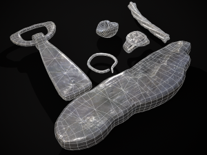 Viking Silver Treasure Model 3D