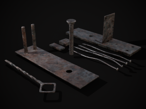 Deconstructed Blacksmith Fuller 3D Model