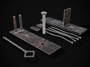 Deconstructed Blacksmith Fuller 3D Model