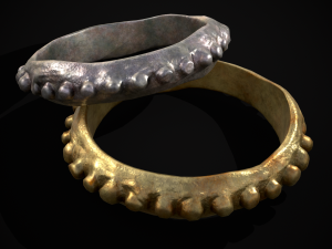 Beaded Roman Ring 3D Model