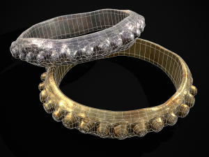 Beaded Roman Ring Modèle 3D