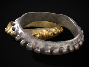 Beaded Roman Ring Modèle 3D