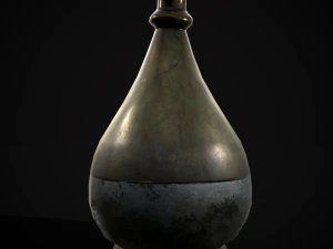 Botol Kaca Jerman Model 3D