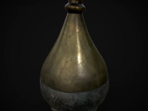 German Glass Bottle 3D Model