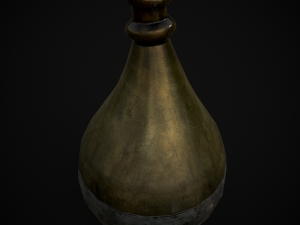 German Glass Bottle 3D Модель
