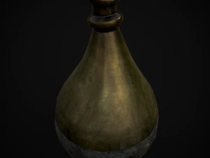 German Glass Bottle 3D Model