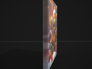 Christmas Bear Painting Two 3D 模型