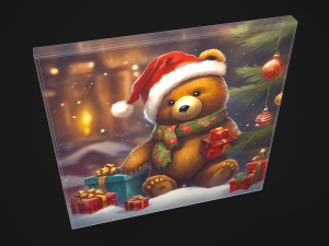 Christmas Bear Painting Two 3D 模型