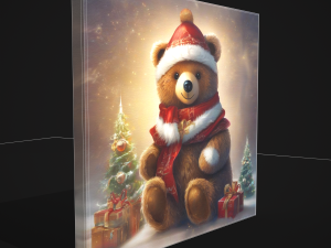 Christmas Bear Painting One 3D 模型