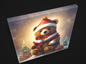 Christmas Bear Painting One 3D 模型
