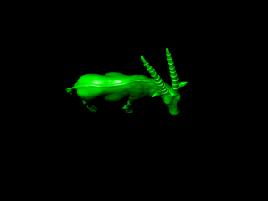 antilop antilope obj stl rhino 3d 3D 모델