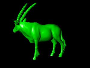 antilop antilope obj stl rhino 3d 3D Модель