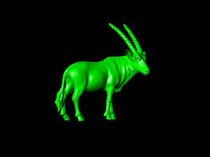 antilop antilope obj stl rhino 3d 3D Модель