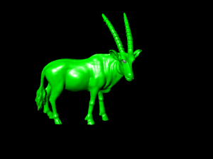antilop antilope obj stl rhino 3d 3D Модель