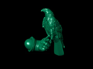 eagle obj stl 3D Model