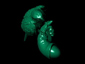 eagle obj stl 3D Model
