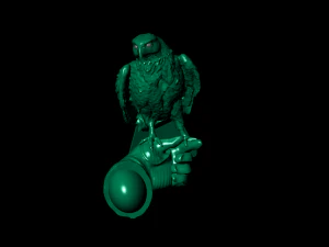 eagle obj stl 3D Model