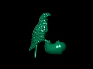 eagle obj stl 3D Model