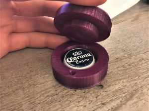 bottle cap crusher for poker 3D-printmodel