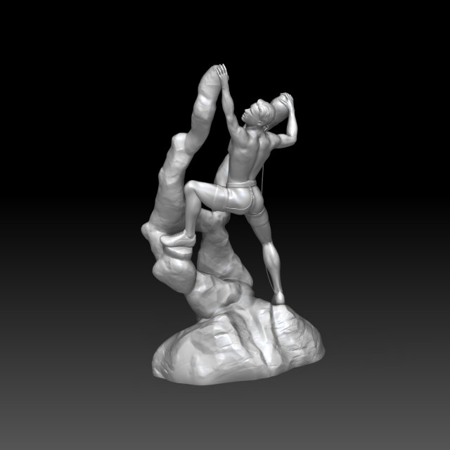 climber fantasy 3D 打印模型 .c4d .max .obj .3ds .fbx .stl .blend 