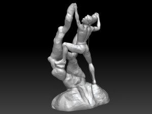 climber fantasy 3D-printmodel