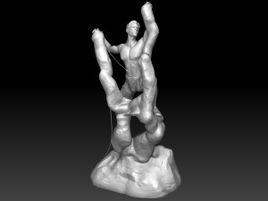 climber fantasy 3D 打印模型