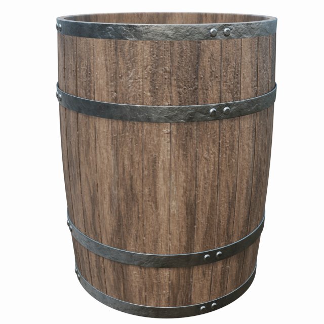 barrel Modello 3D .c4d .max .obj .3ds .fbx .stl .blend