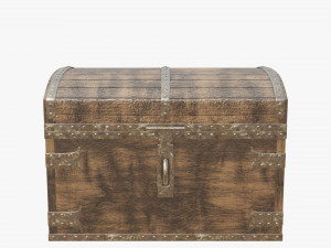 wooden chest 3D Модель