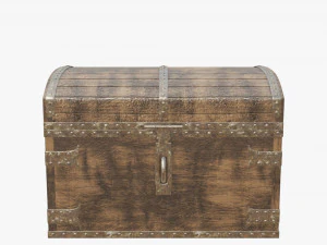 wooden chest 3D Model