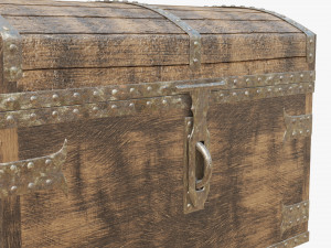 wooden chest 3D Модель