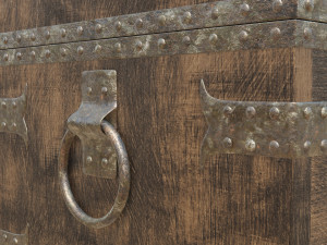 wooden chest 3D Модель
