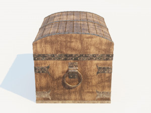 wooden chest 3D Модель
