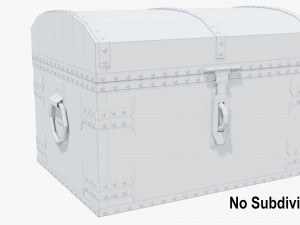 wooden chest 3D Модель