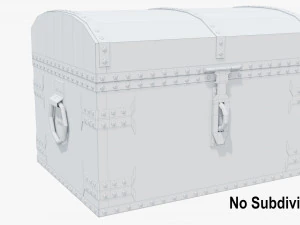 wooden chest 3D Model