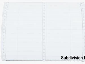 wooden chest 3D Model